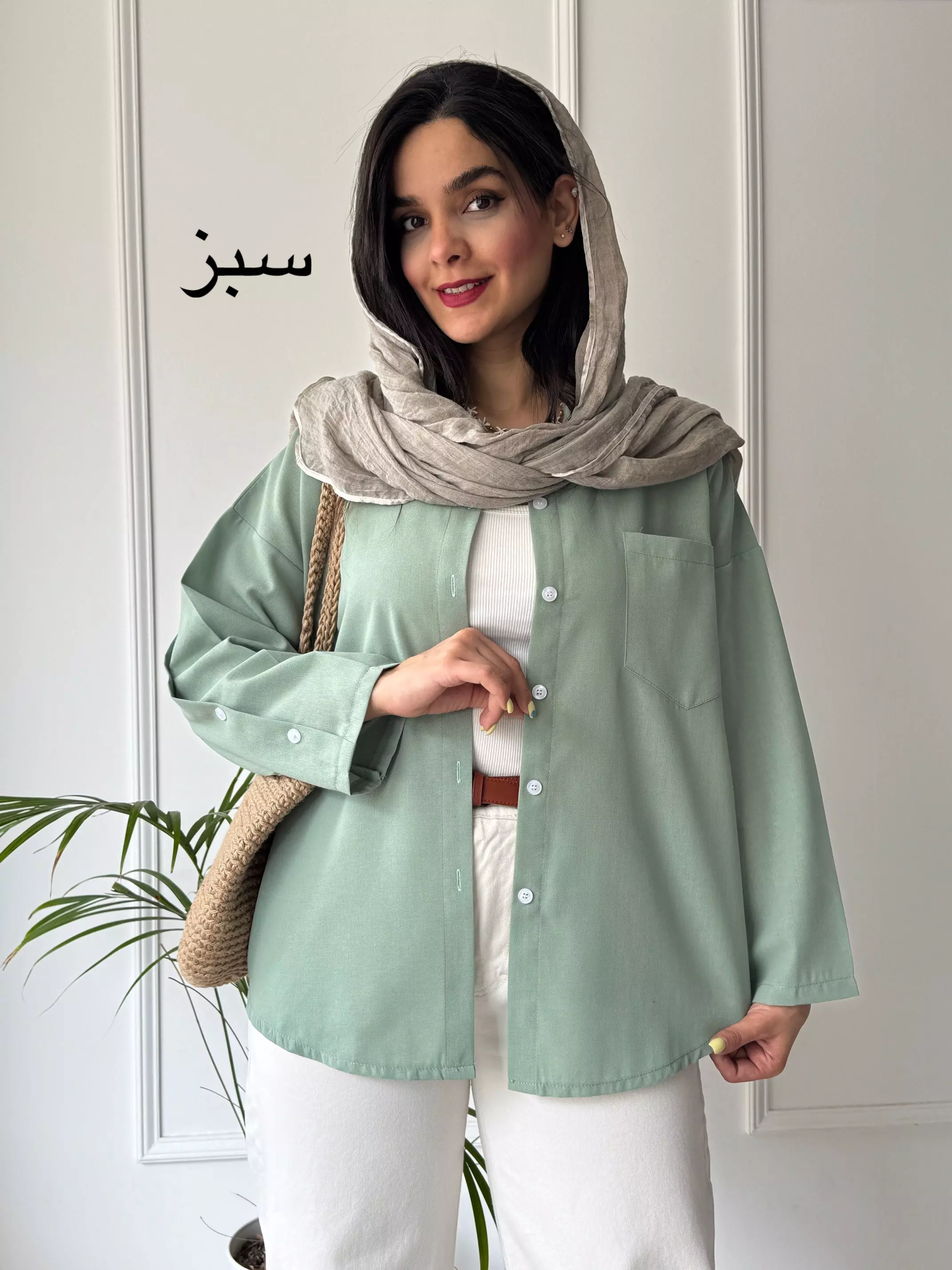 مانتو شومیزی ستین